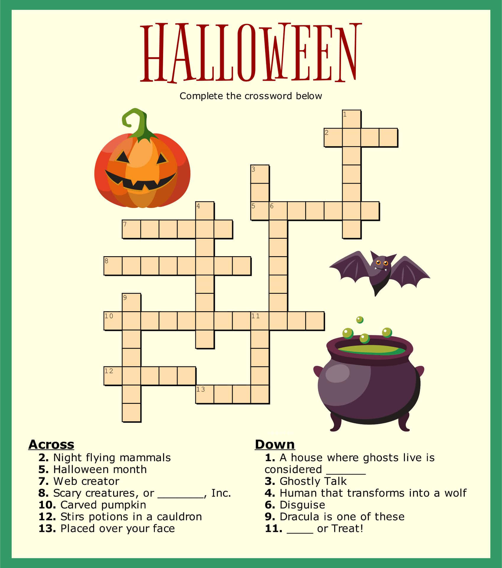 100 Halloween Puzzles Wallpapers Wallpapers