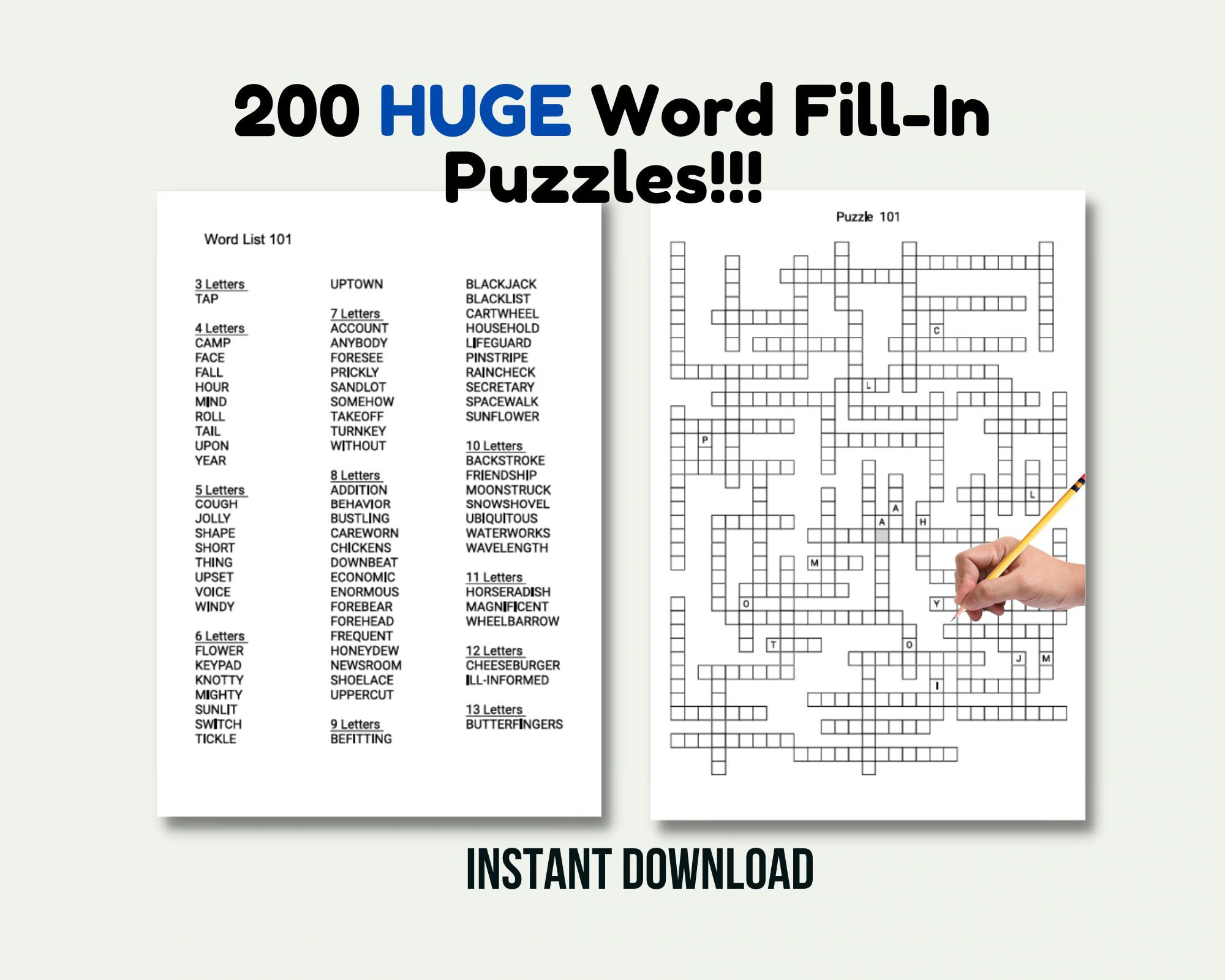Word Crossword Printable Word Crossword Printable