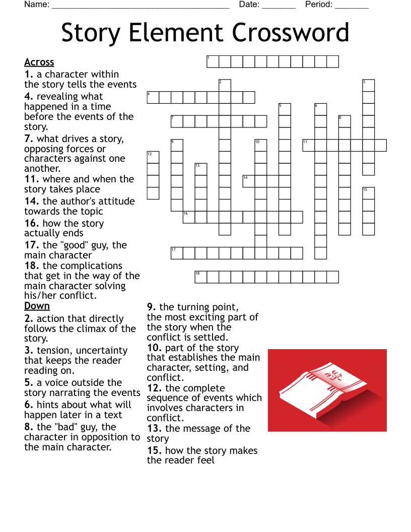 3rd Grade ELA Crossword WordMint
