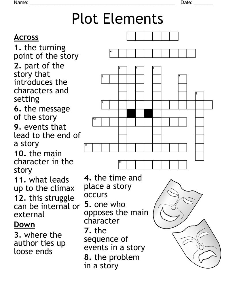 3rd Grade ELA Crossword WordMint