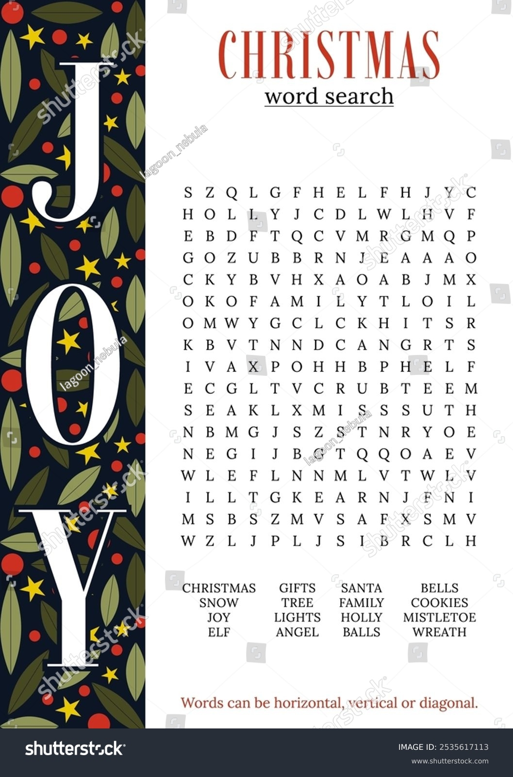 Adult Christmas Crossword Free Printable