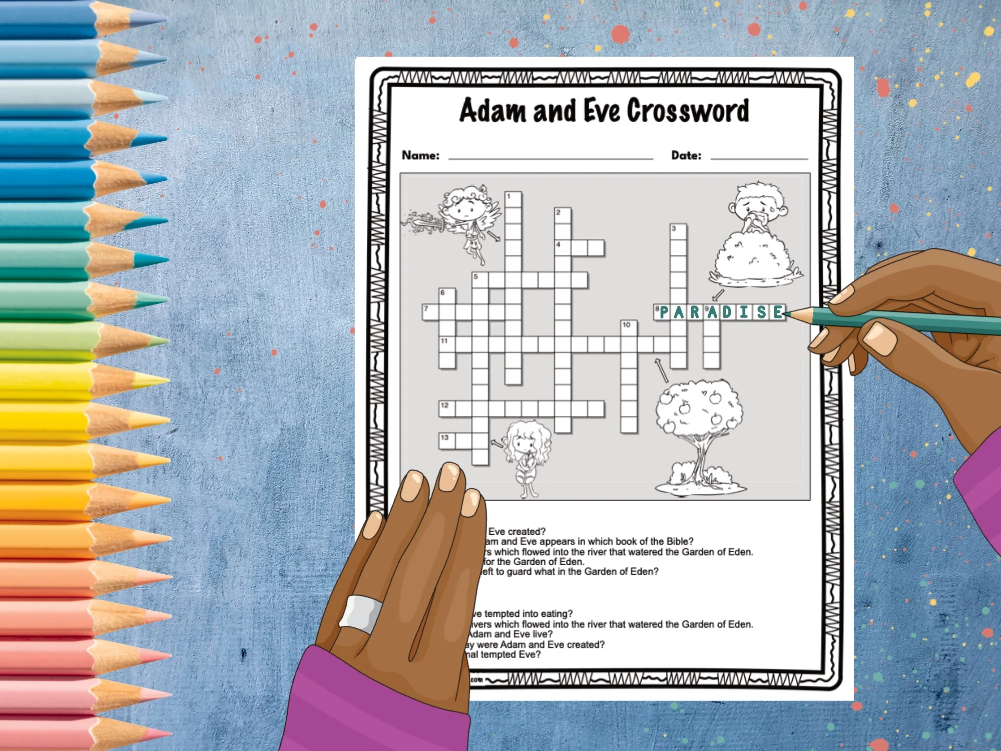 Adam And Eve Crossword Puzzle