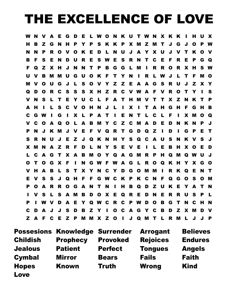 Addiction Word Search WordMint