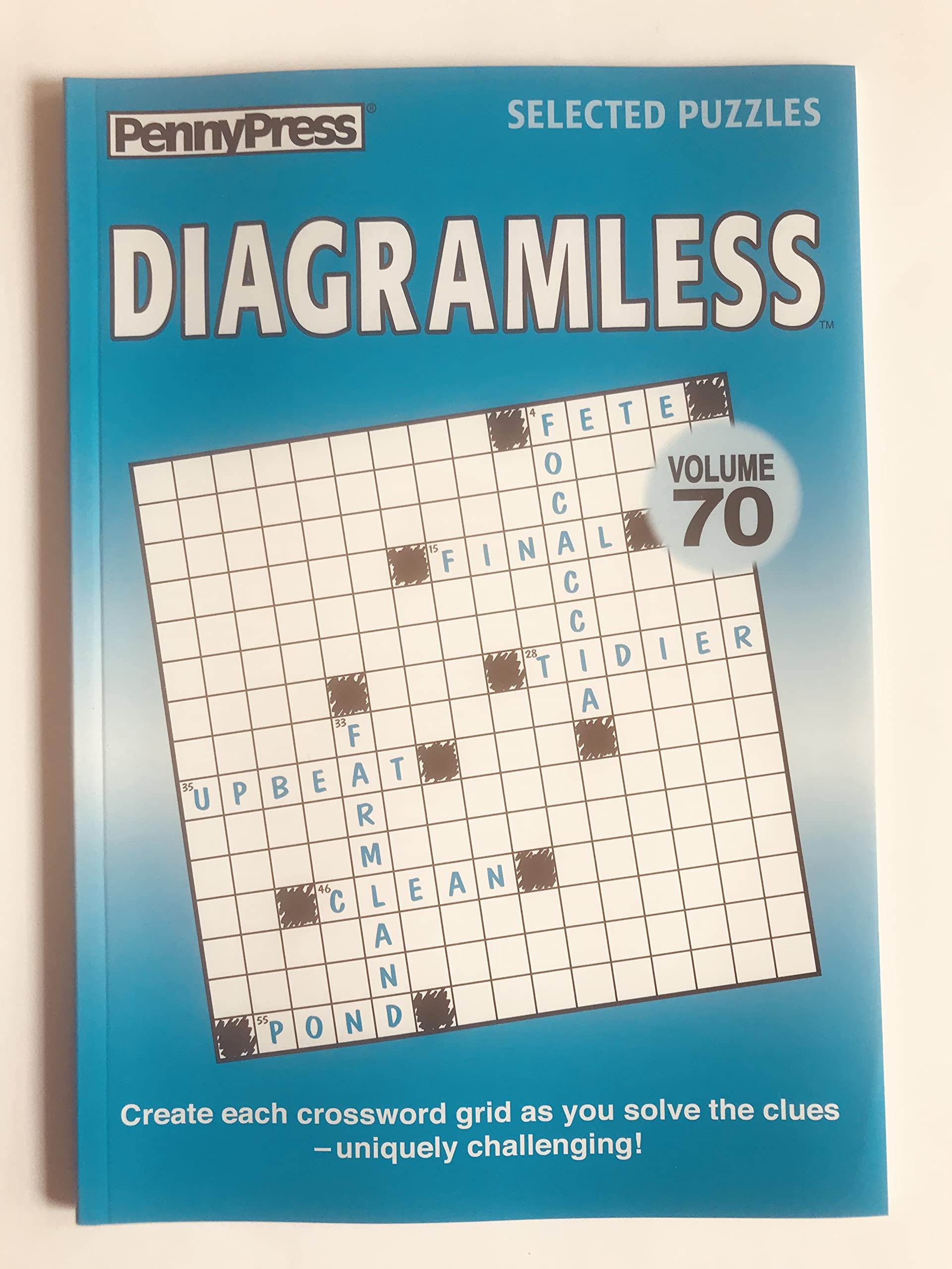 Amazon Volumes 69 And 70 Of Diagramless Crossword Puzzles From The Penny Press Selected Puzzle Series Toys Games