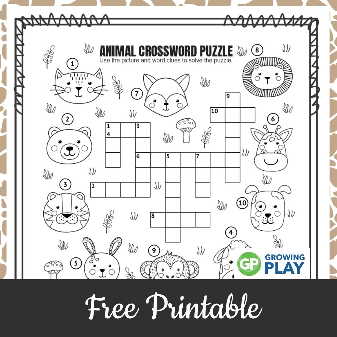 Crossword Puzzles with Word Bank Printable Crossword Puzzles with Word Bank Printable