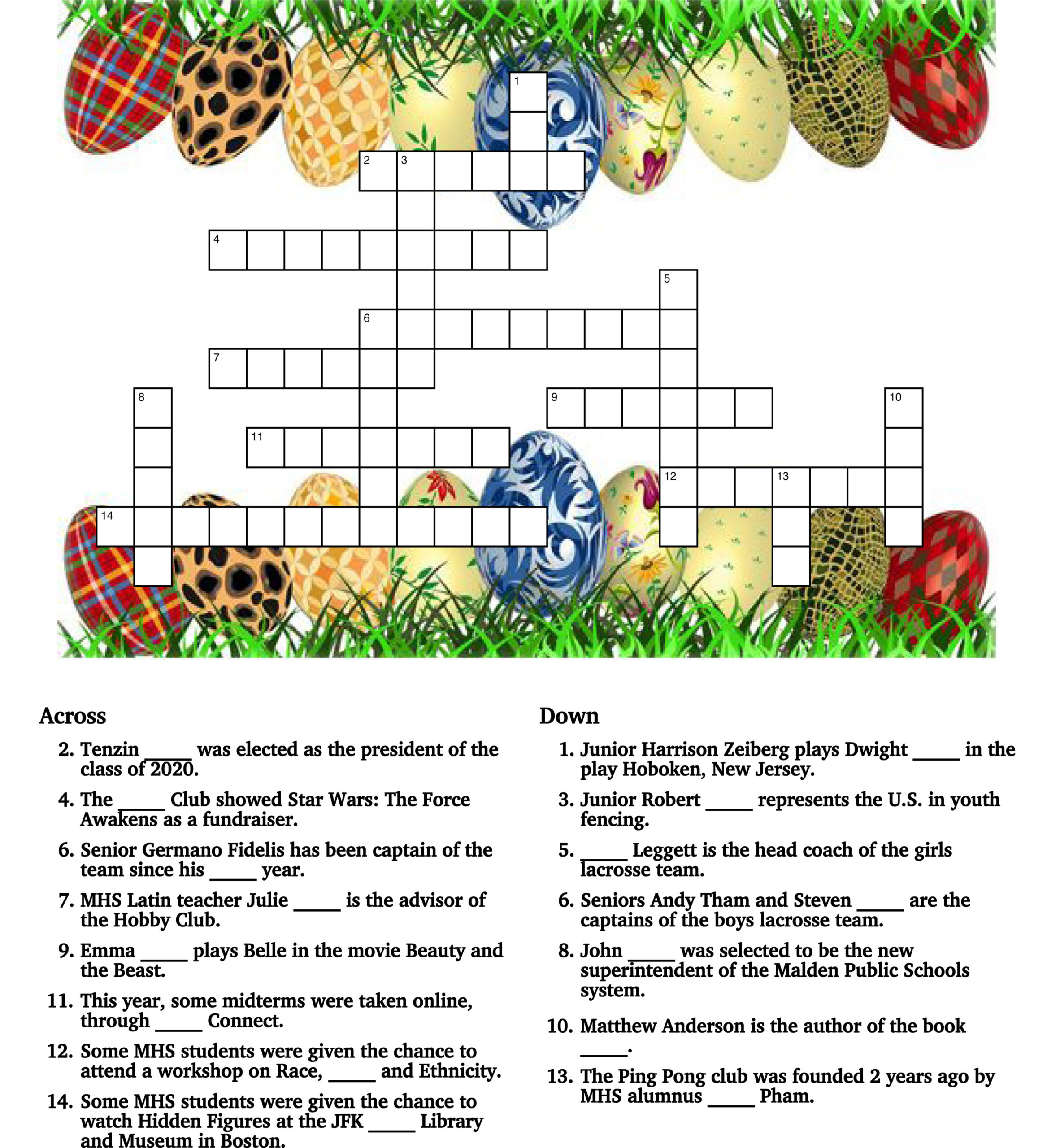April 2017 Print Edition Crossword Puzzle