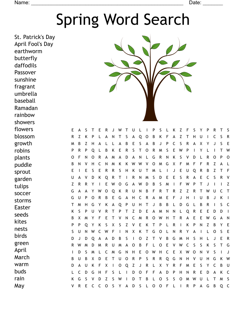 April Fun Facts Crossword WordMint