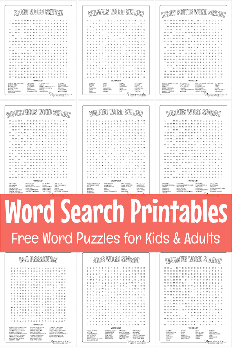 Free Makeable Crossword Puzzles Printable