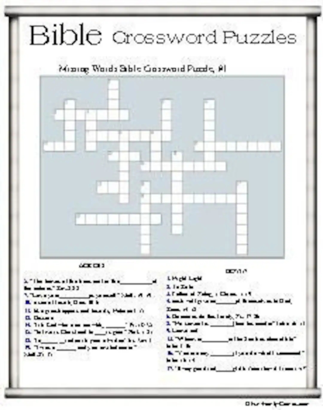 bible crossword puzzles clues include bible verse locations etsy bible crossword puzzles clues include bible verse locations etsy