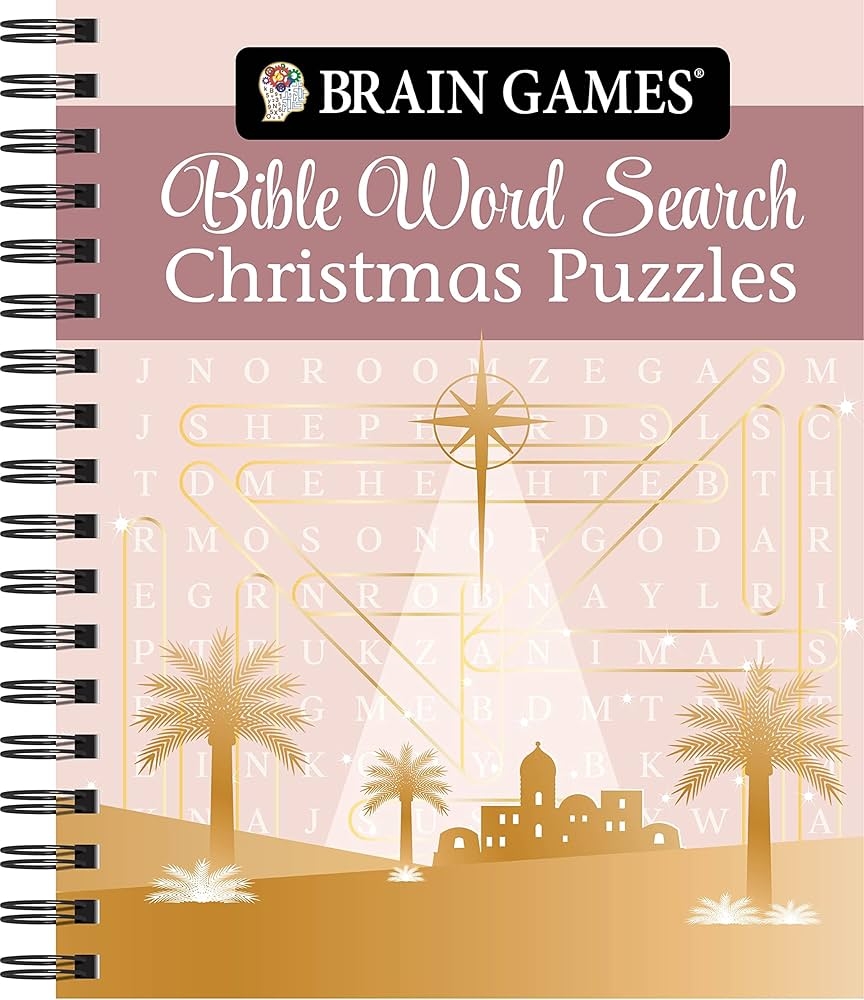 Brain Games Bible Word Search Christmas Puzzles Publications International Ltd Brain Games 9781639383122 Amazon Books