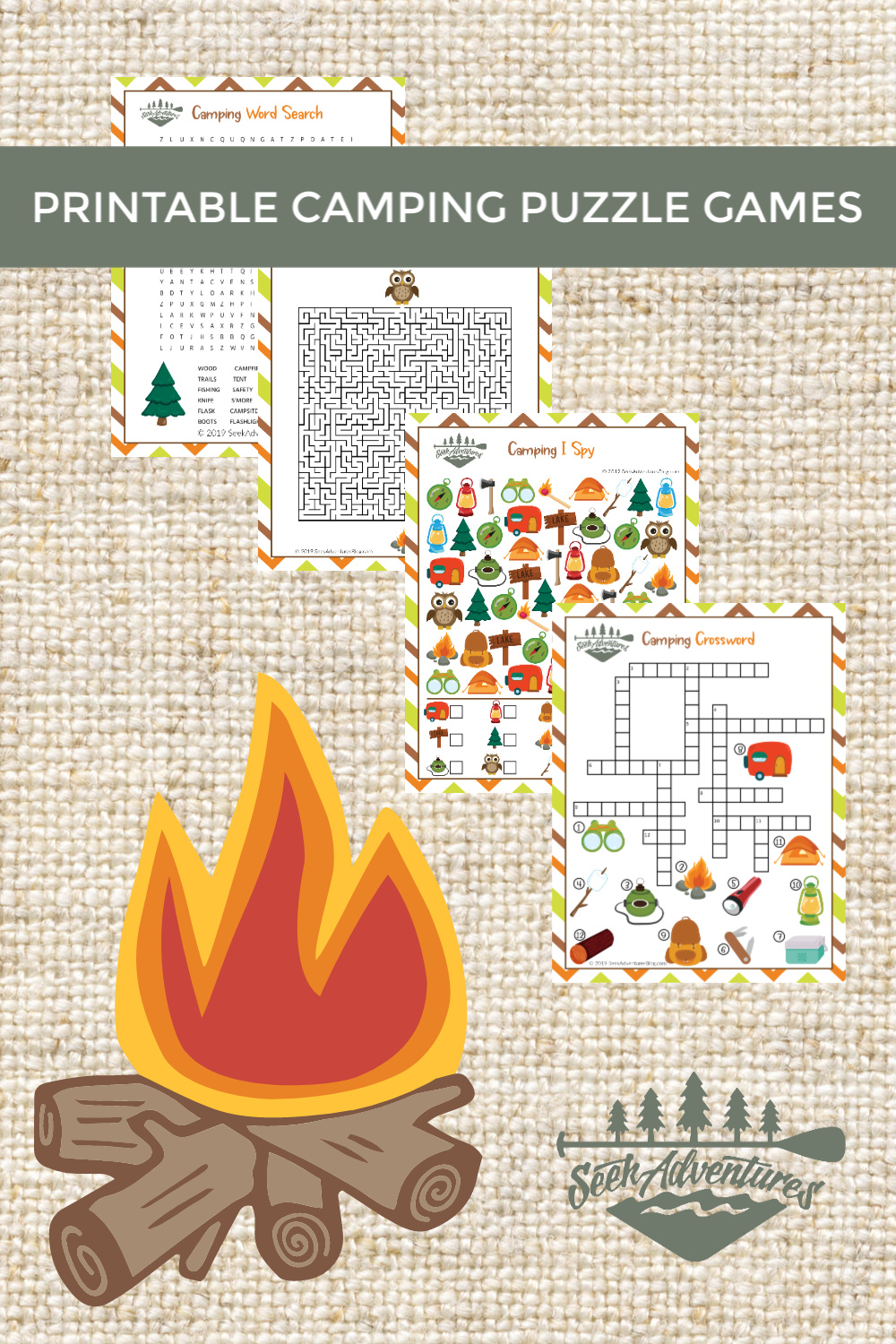 Puzzle Crossword Activity Printable