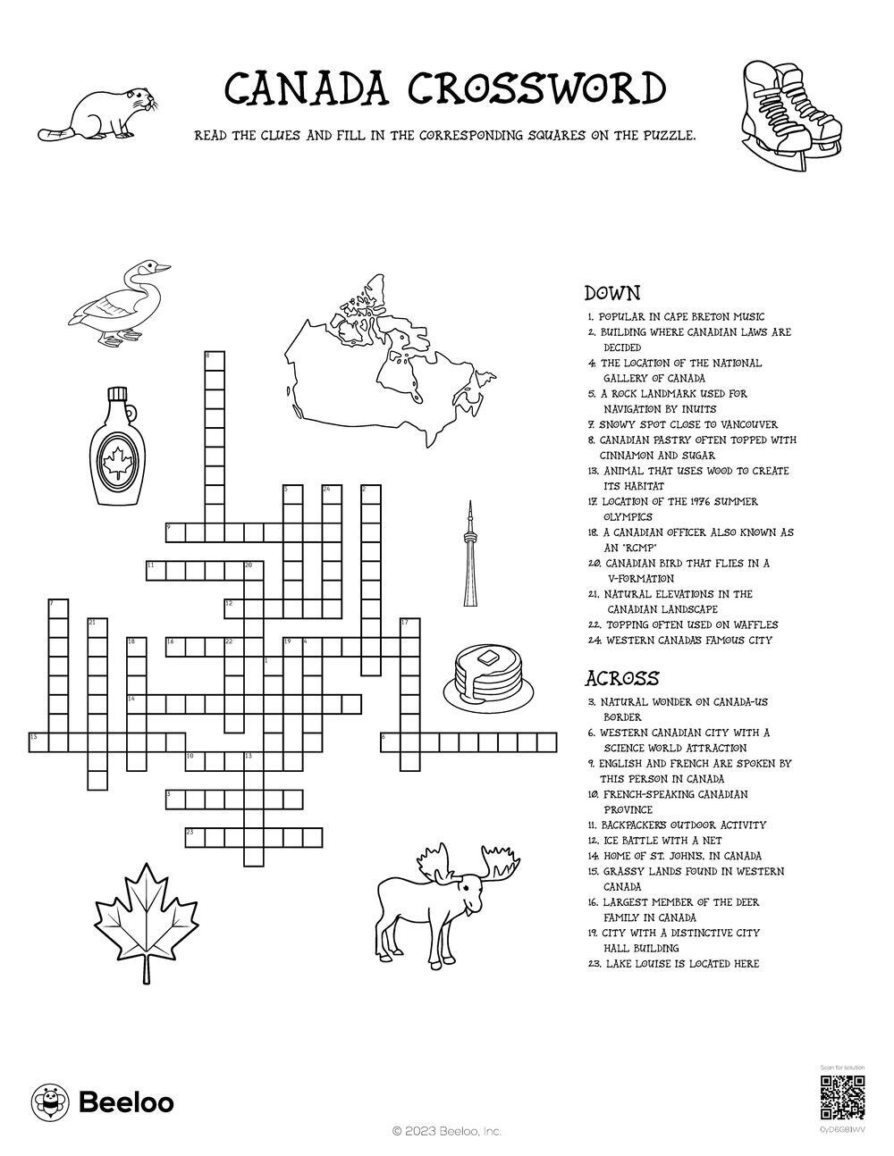 English Crossword Puzzles Printable English Crossword Puzzles Printable
