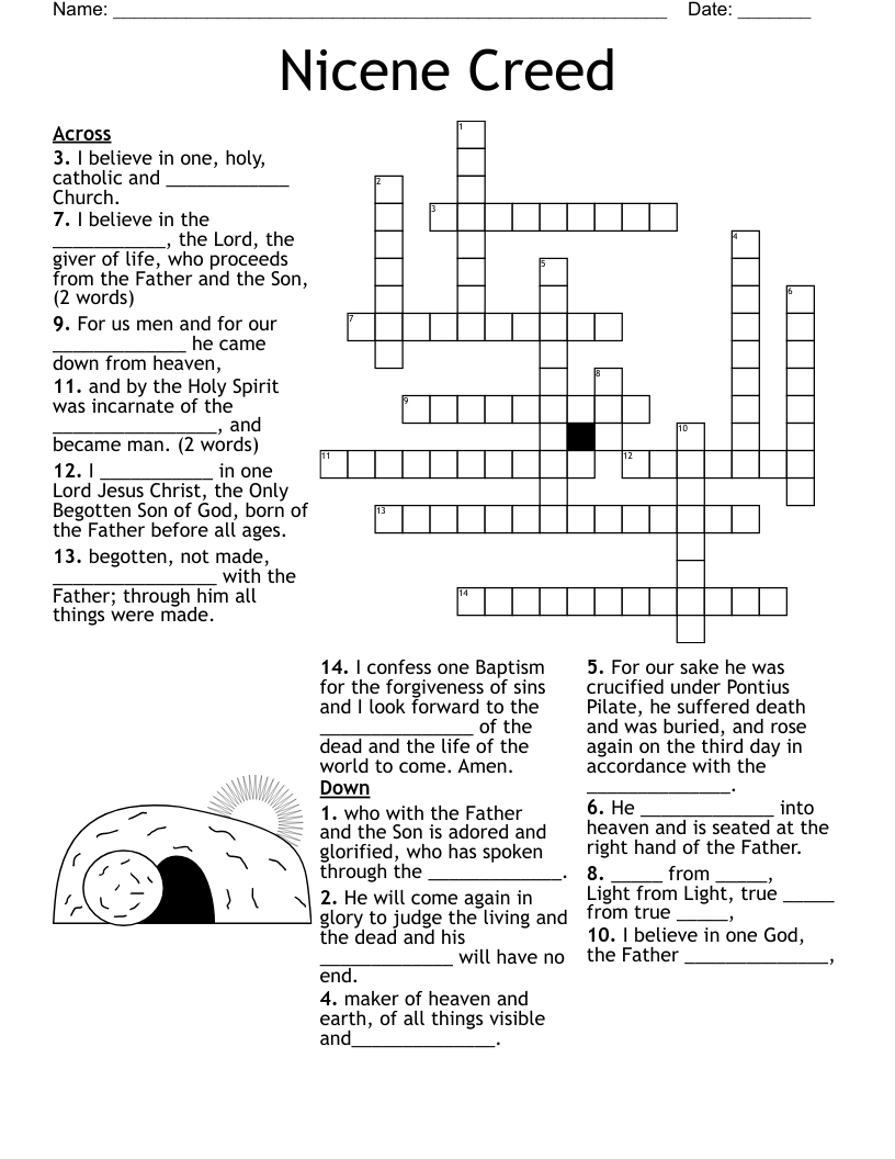 Cemetery And Mortuary Crossword WordMint
