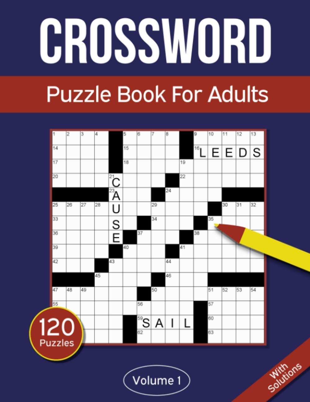 Challenging Crossword Puzzle Book For Adults And India Ubuy