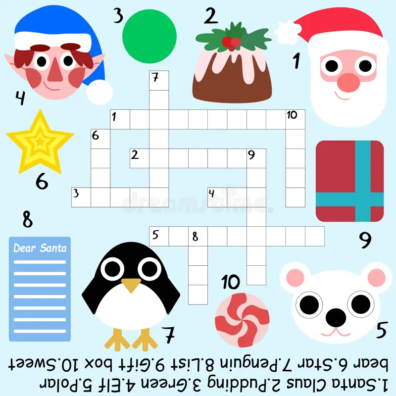 Christmas Crossword Stock Illustrations 613 Christmas Crossword Stock Illustrations Vectors Clipart Dreamstime