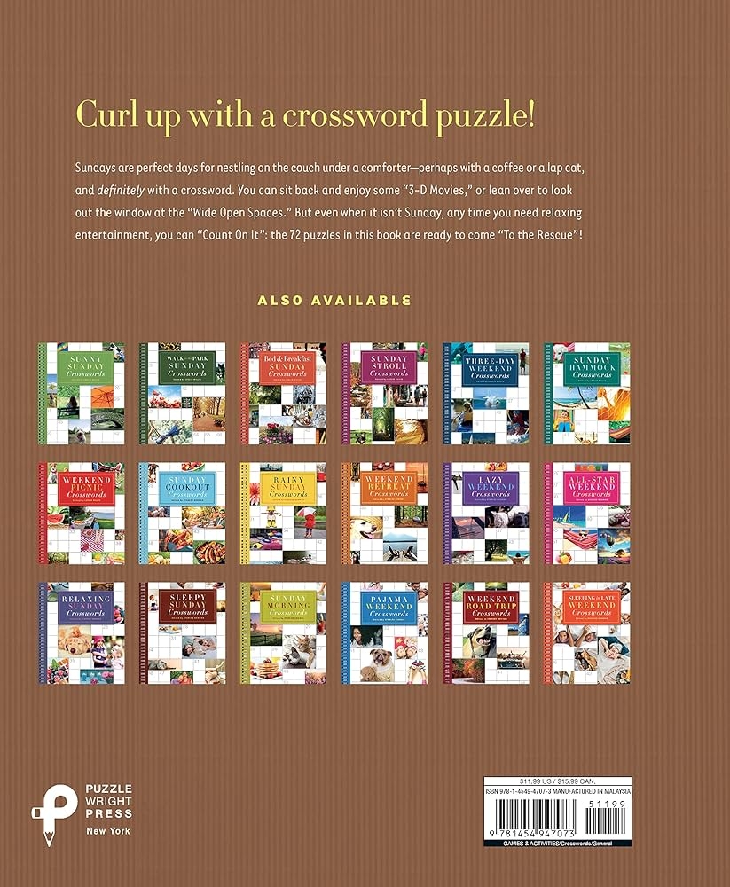 Cozy Sunday Crosswords Newman Stanley 9781454947073 Amazon Books Cozy Sunday Crosswords Newman Stanley 9781454947073 Amazon Books