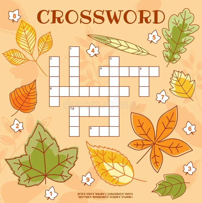 Free Printable Autumn Crossword Puzzles Free Printable Autumn Crossword Puzzles