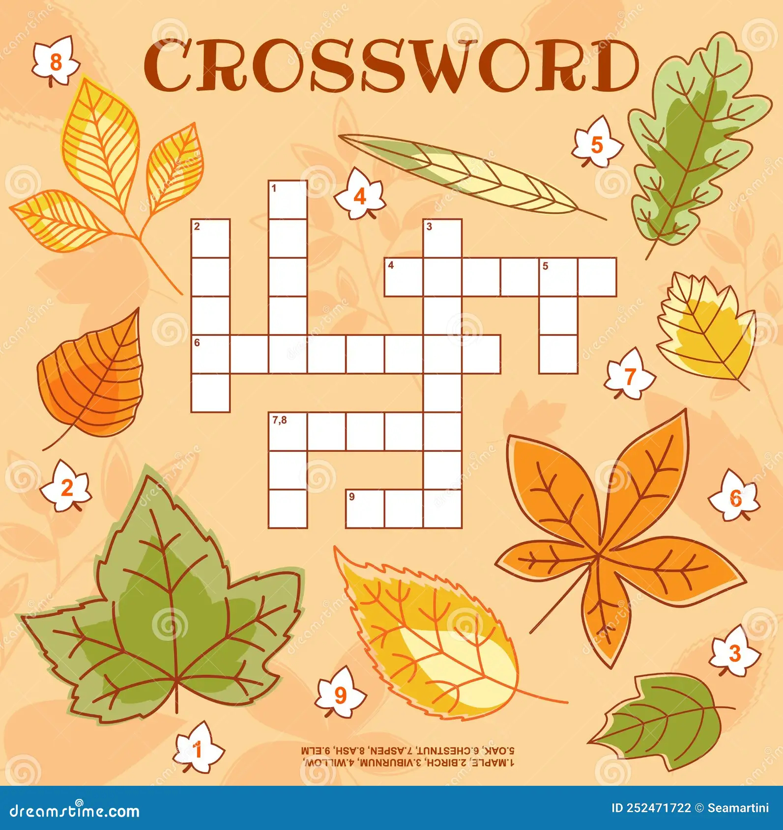 Crossword Fall Stock Illustrations 169 Crossword Fall Stock Illustrations Vectors Clipart Dreamstime