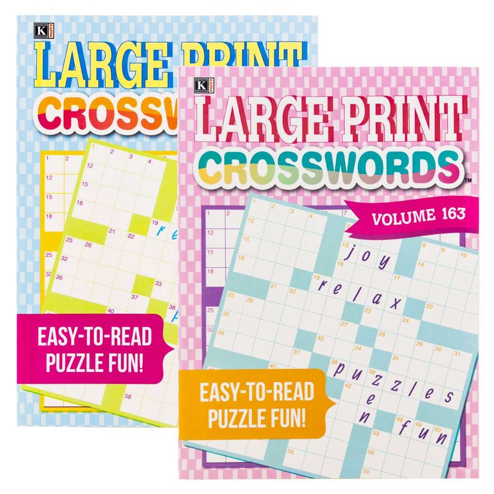 Printable Crossword Puzzles for Senior Adults