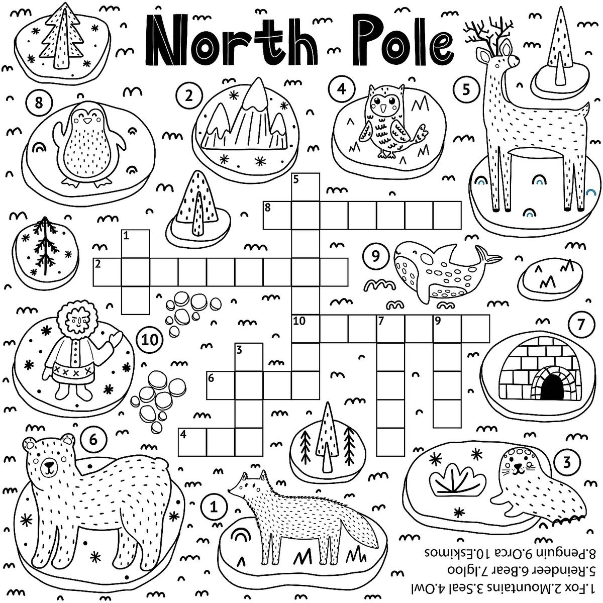Super Easy Crossword Puzzles for Kids Printable