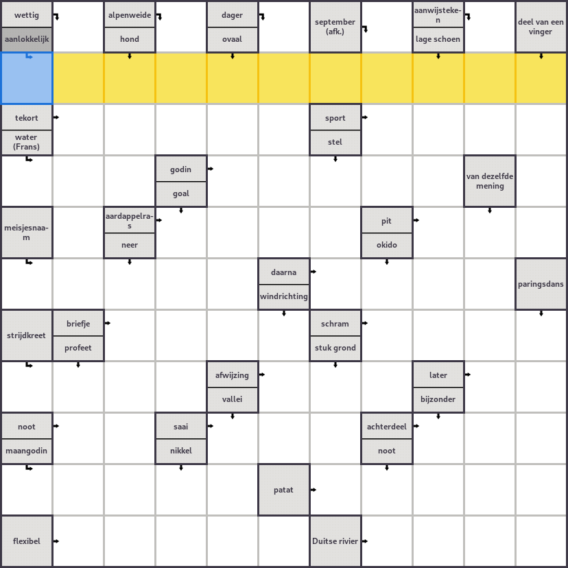 crosswords 0 3 7 adaptive layout animations and arrows jonathan blandford