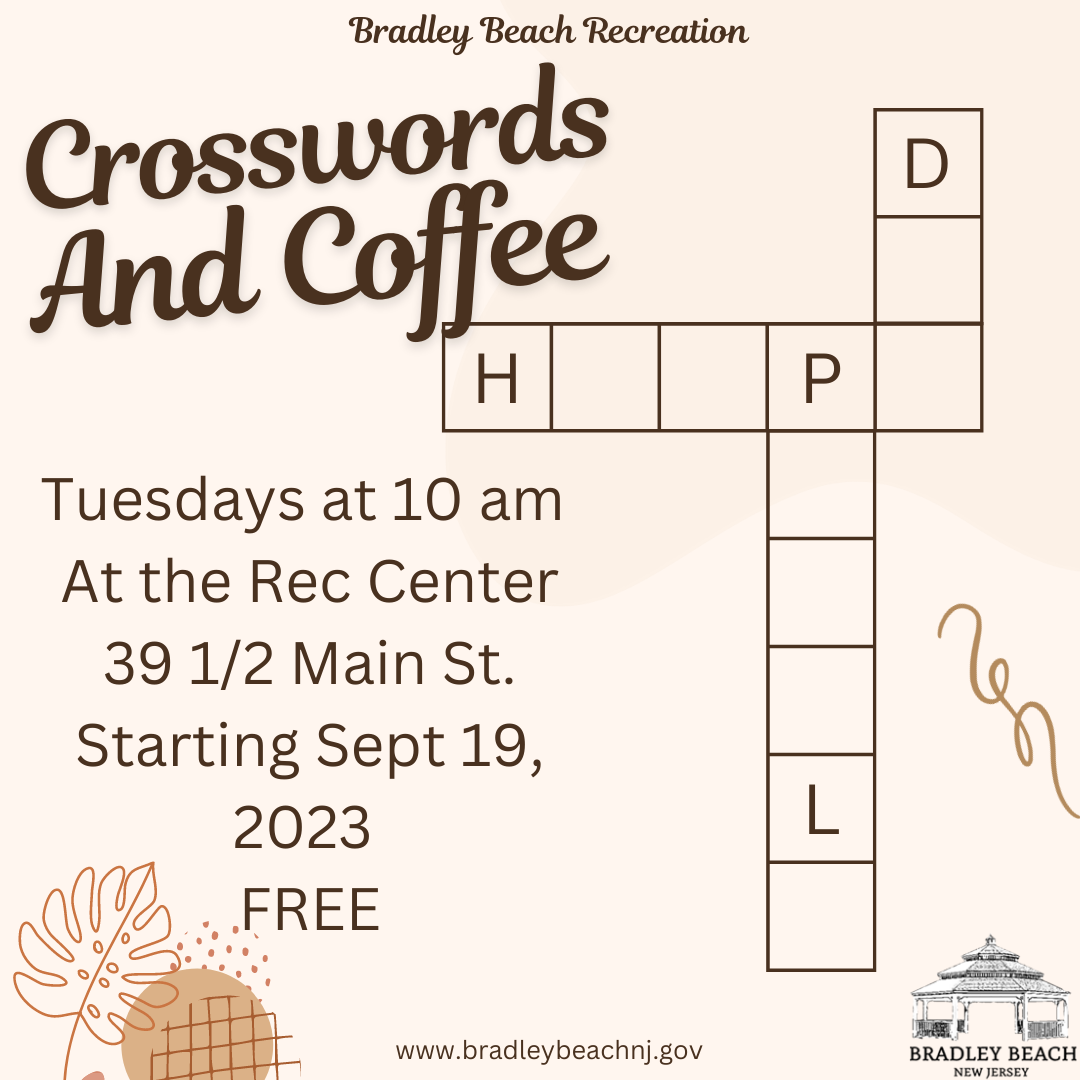 Crossword Puzzles for Recreation Week Printable