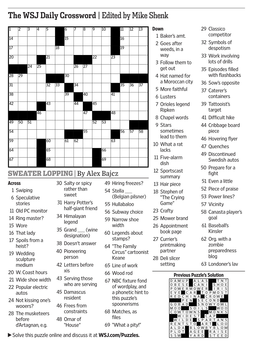 Cruciverbalism Crosswords Alex Bajcz Quantitative Ecologist