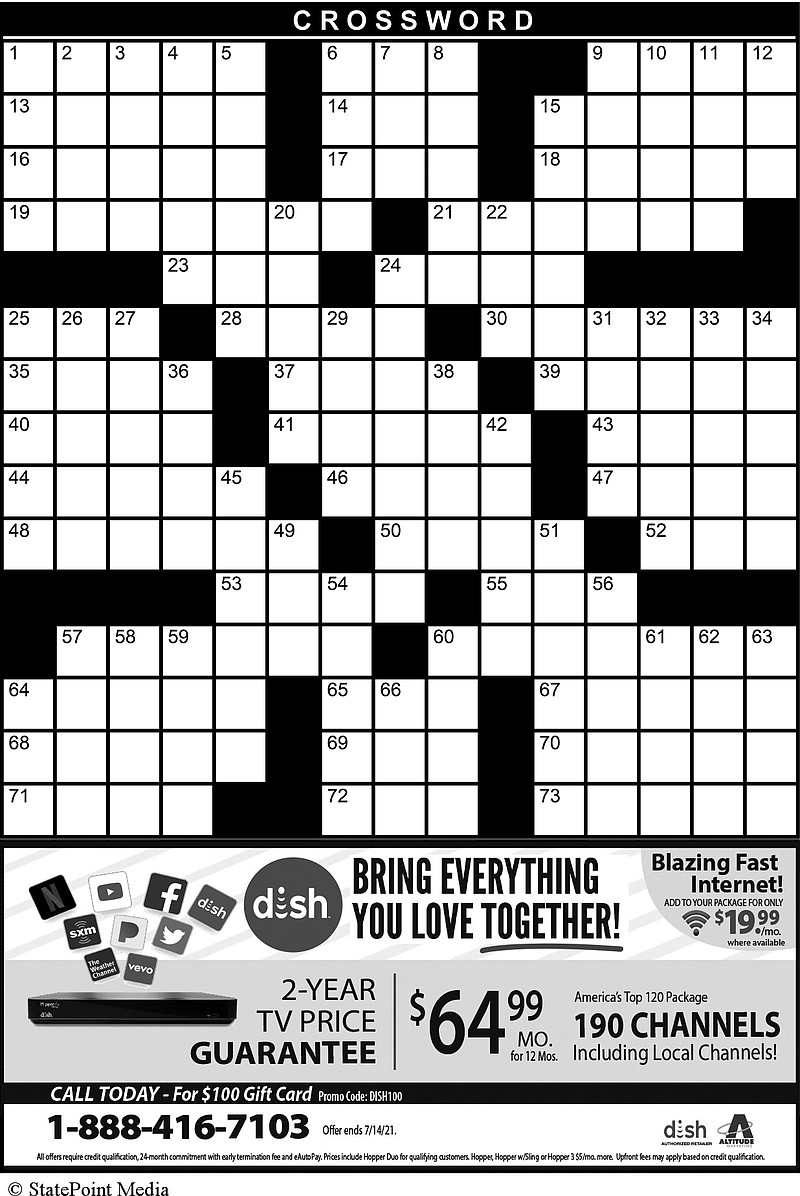 Printable Commuter Crossword Puzzle
