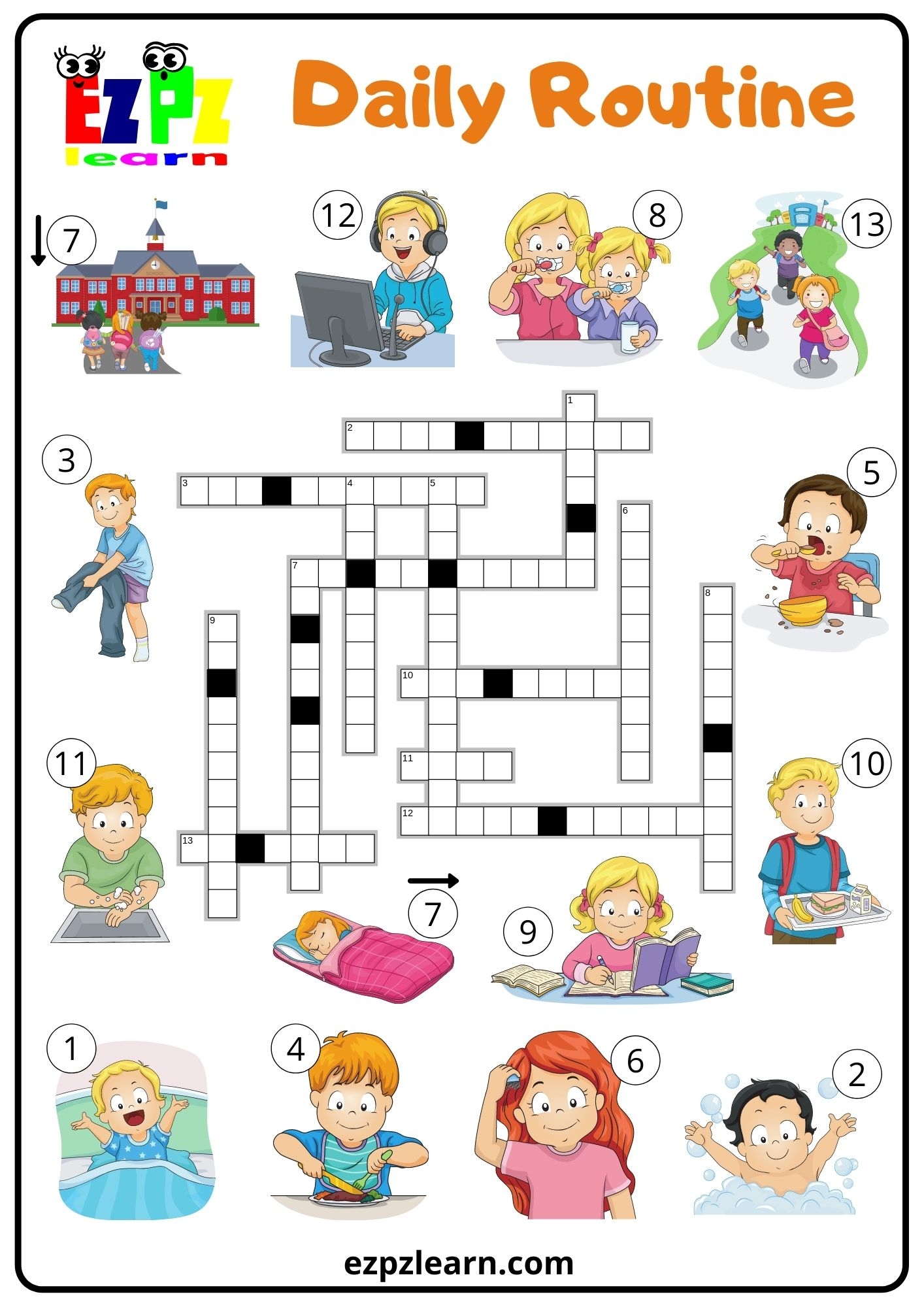 Simple Daily Crossword Printable
