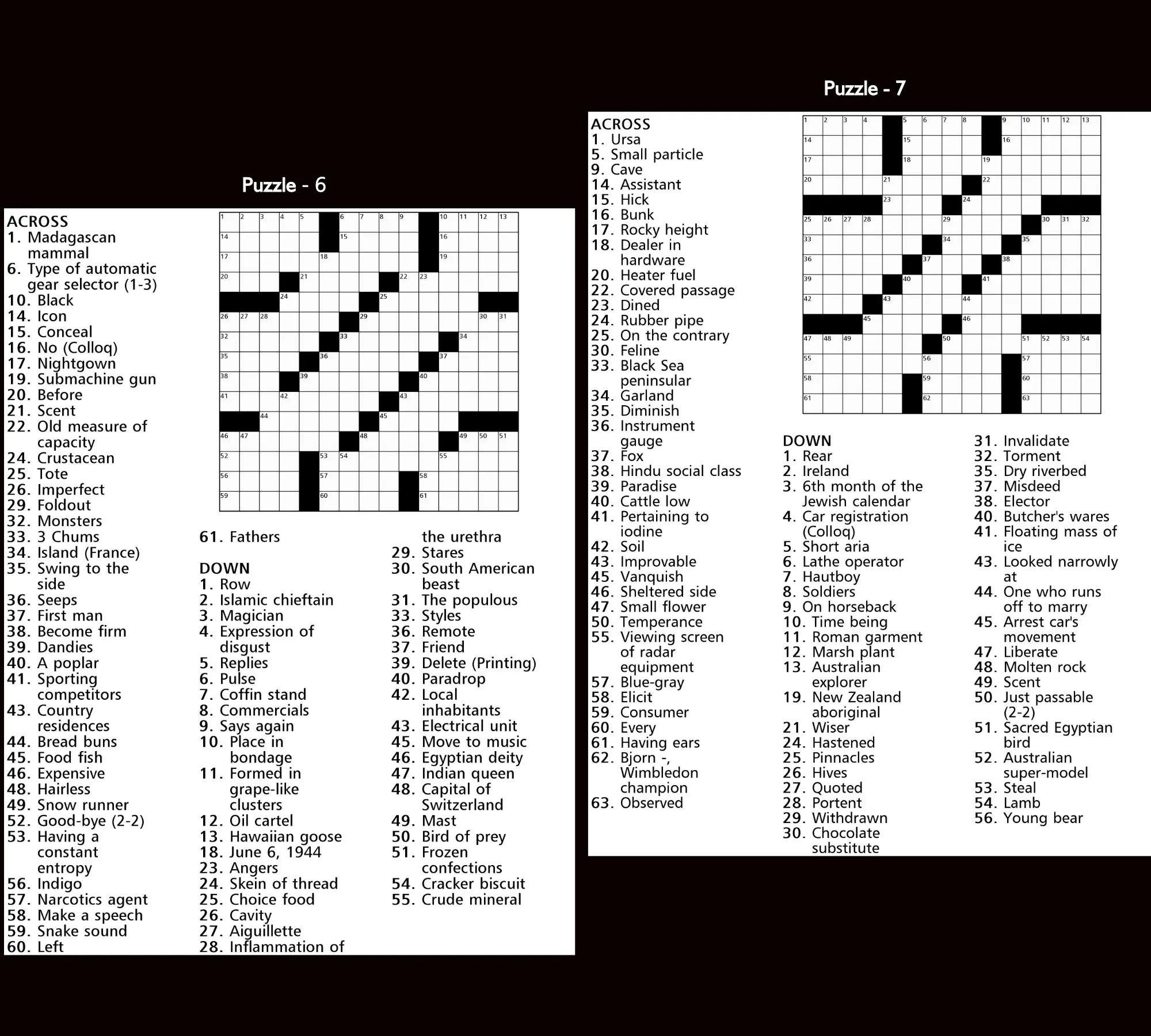 NYT Sunday Crossword Free Printable