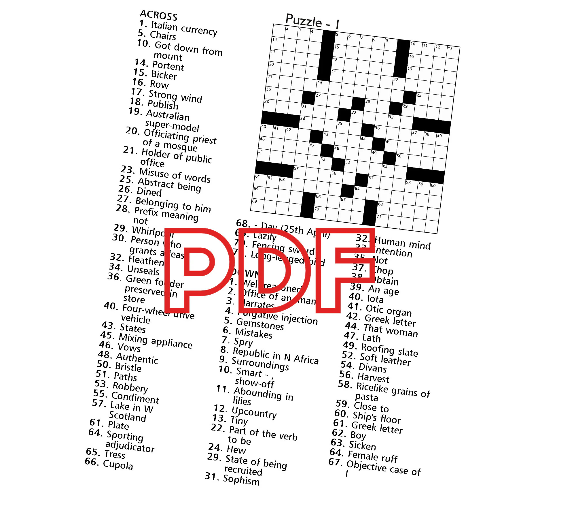 digital download 100 printable crossword puzzles for adults fun activities book for seniors large print easy to read games with solutions etsy