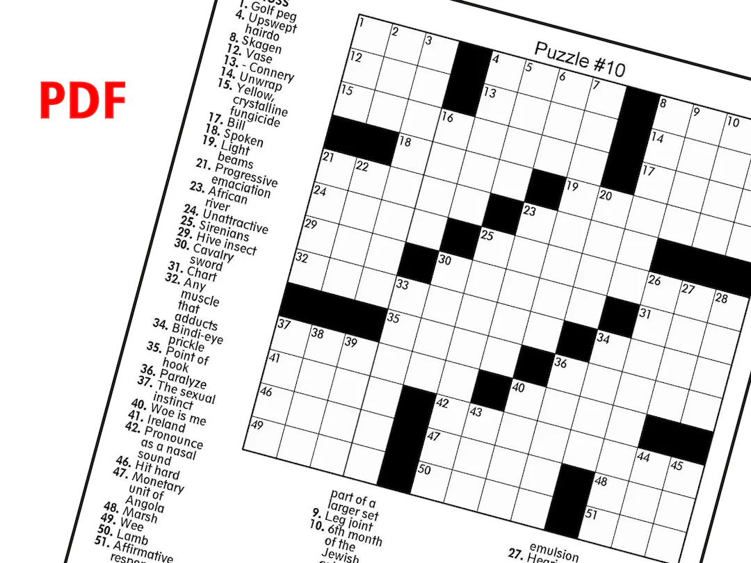 Printable USA Crossword Puzzle Archives