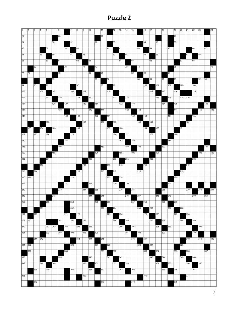 Digital Download 40 Printable Giant Crossword Puzzles For Adults Large Print Easy To Read Mega Size Games With Solutions Etsy