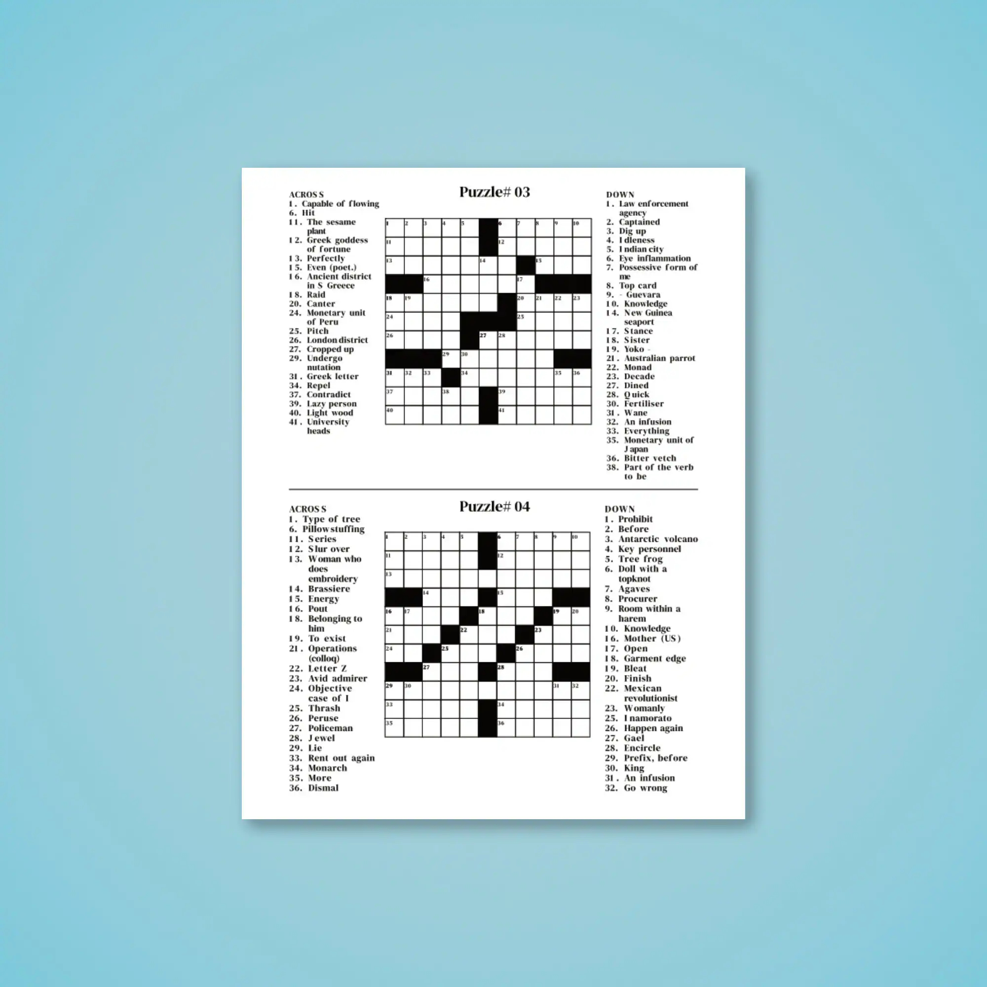 Digital Download 60 Printable Crossword Puzzles For Adults Fun Activities Book For Seniors Solutions Crossword Puzzle Crossword Game PDF Etsy Digital Download 60 Printable Crossword Puzzles For Adults Fun Activities Book For Seniors Solutions Crossword Puzzle Crossword Game PDF Etsy