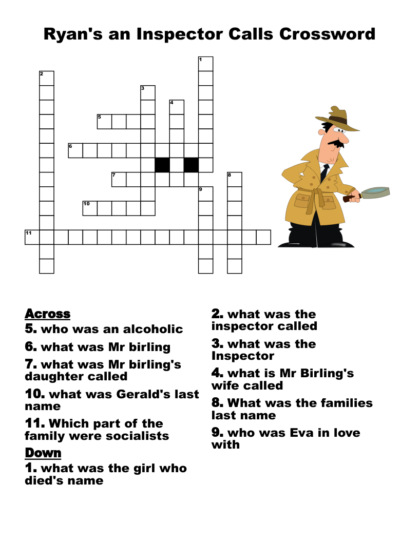 Disney Crossword Puzzles Printable