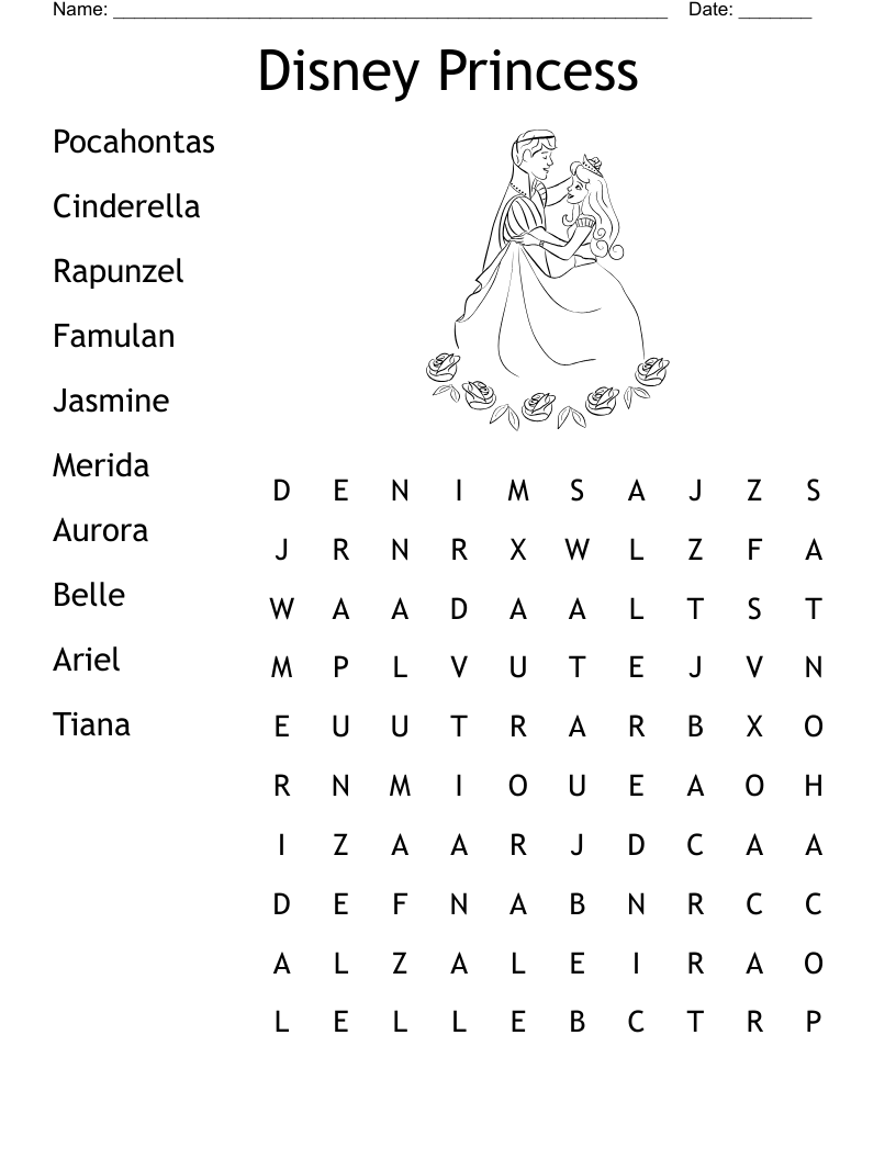 Disney Trivia Crossword WordMint