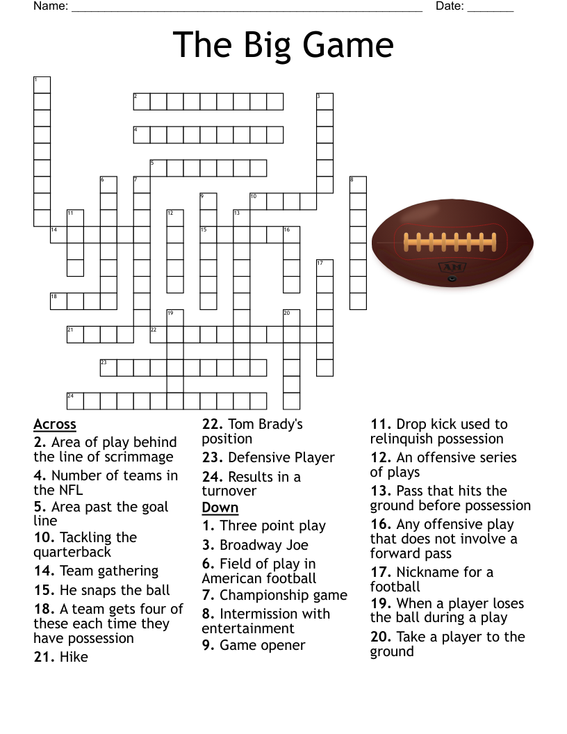 Eagles Crossword Puzzle WordMint