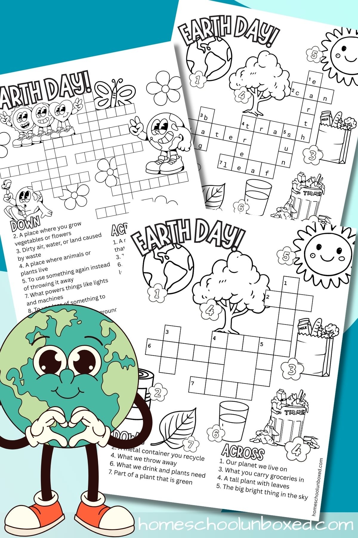 Crossword Pages for Kids Printable