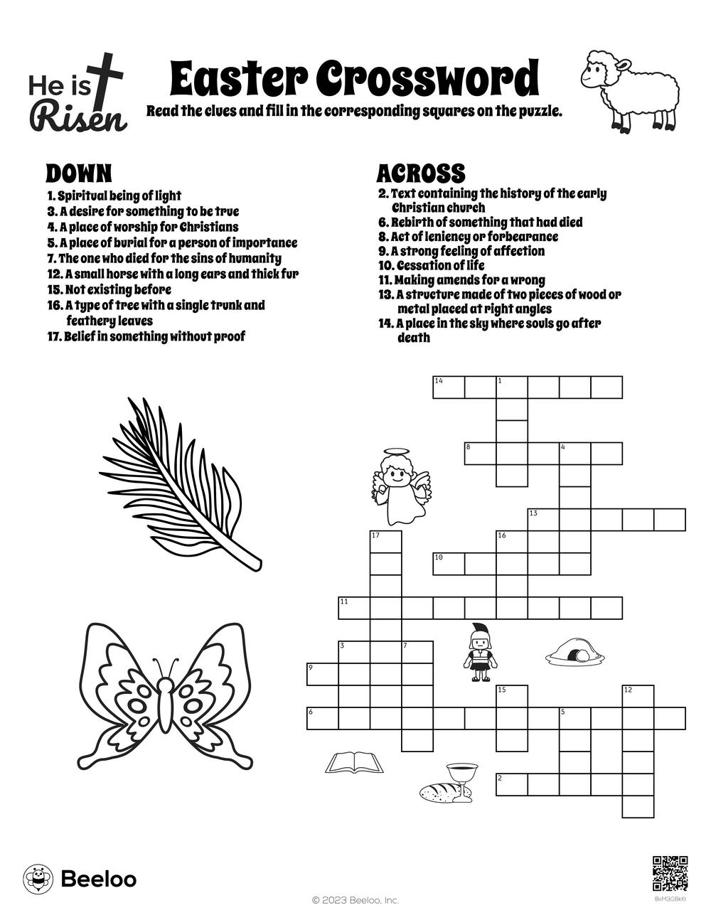 Free Printable Easter Crossword Puzzles Free Printable Easter Crossword Puzzles