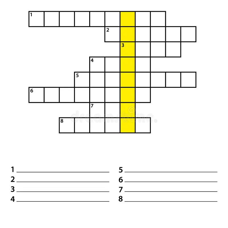 Empty Crossword Stock Illustrations 813 Empty Crossword Stock Illustrations Vectors Clipart Dreamstime
