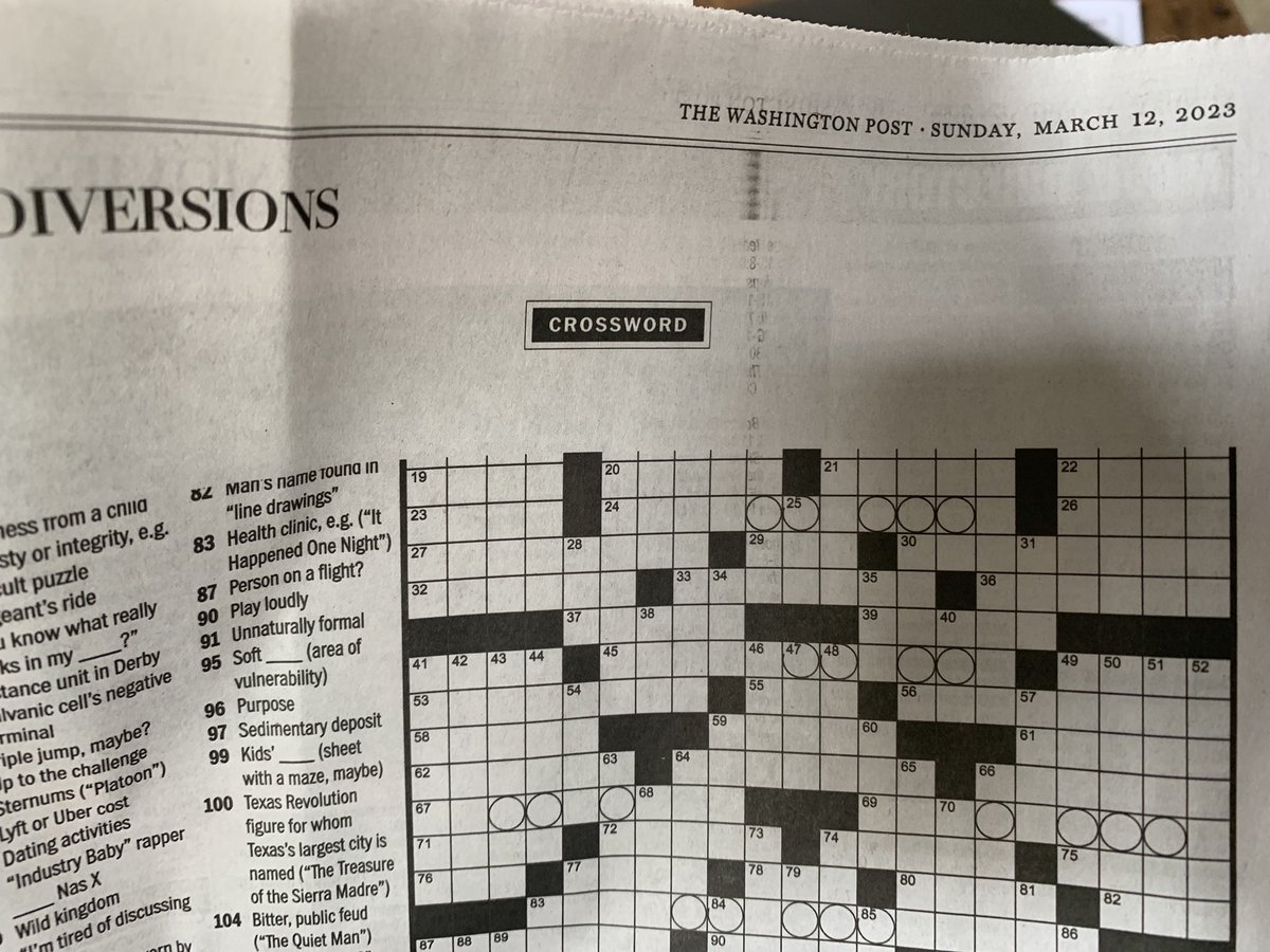 Evan Birnholz Sunday Crossword Printable