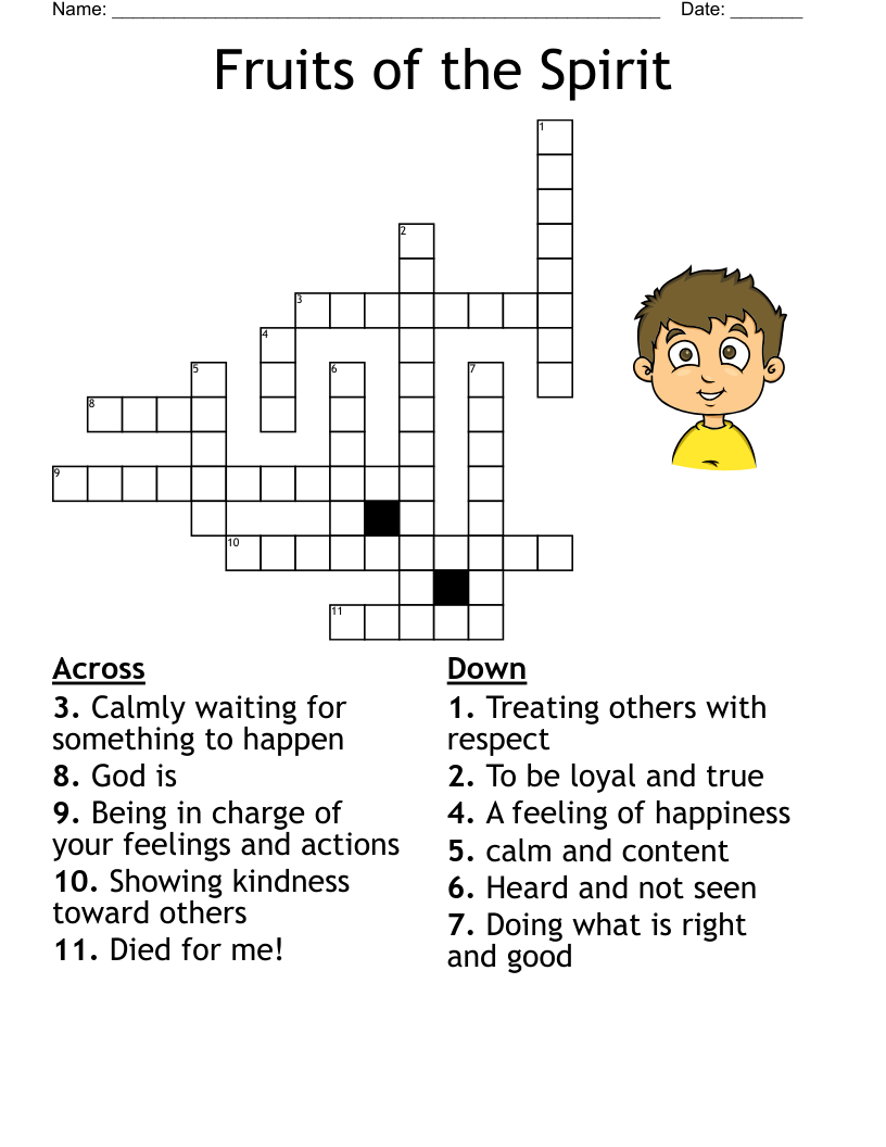 Faith Kids Questions Weeks 1 5 Crossword WordMint