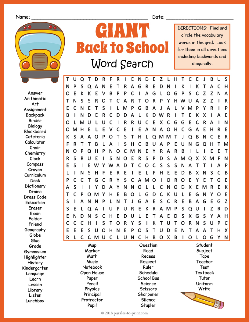Free Printable First Grade Crosswords