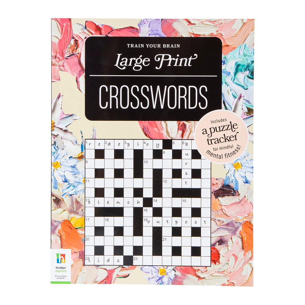 Five Below Large Print Crossword Puzzles Book Hamilton Place