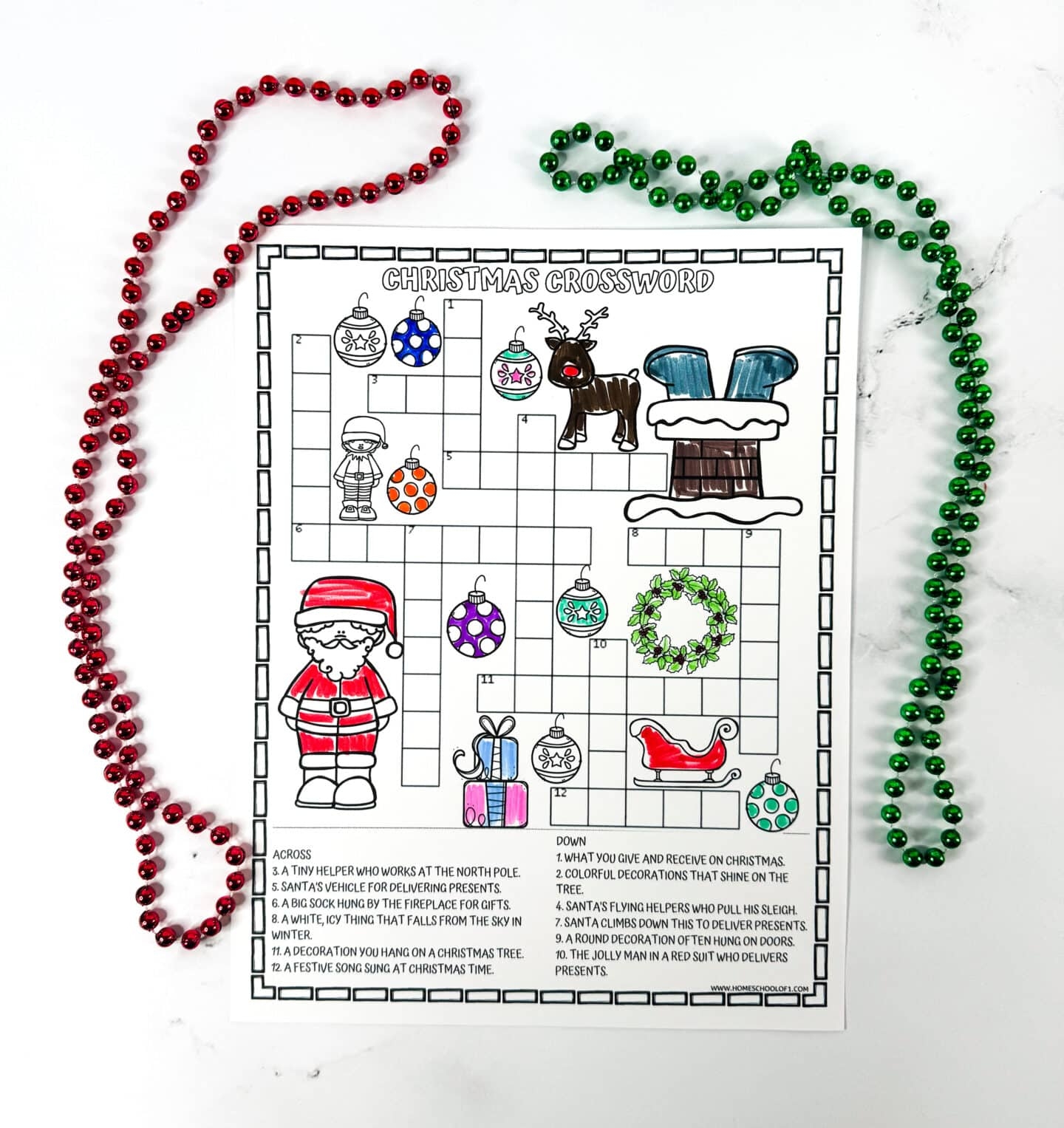 free christmas crossword printable free christmas crossword printable