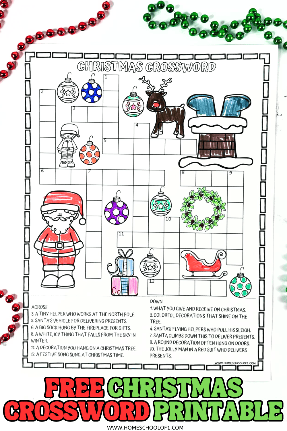 Holiday Crossword Puzzles Free Online Printable