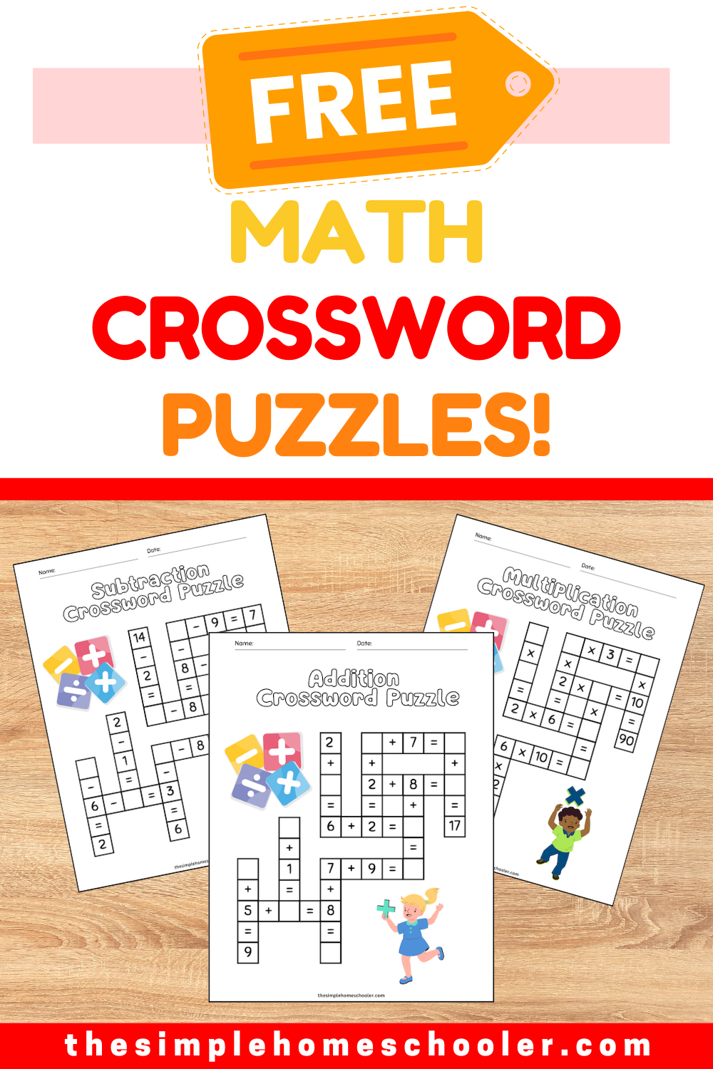 Reading Crossword Puzzle for 3rd Grade Printable