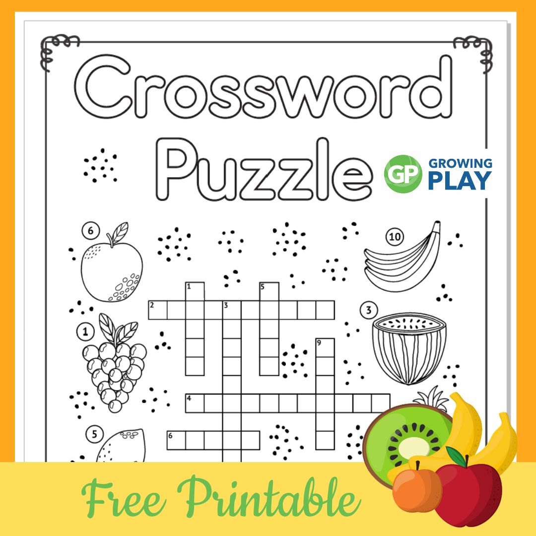 Printable Crossword Puzzles Middle School