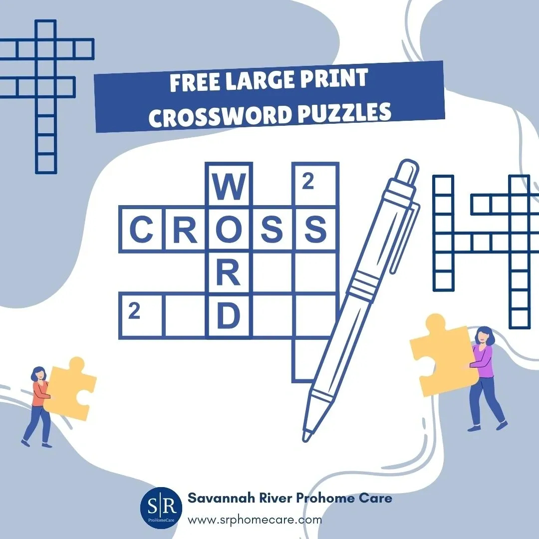 Easy Printable Crossword Puzzles for Seniors