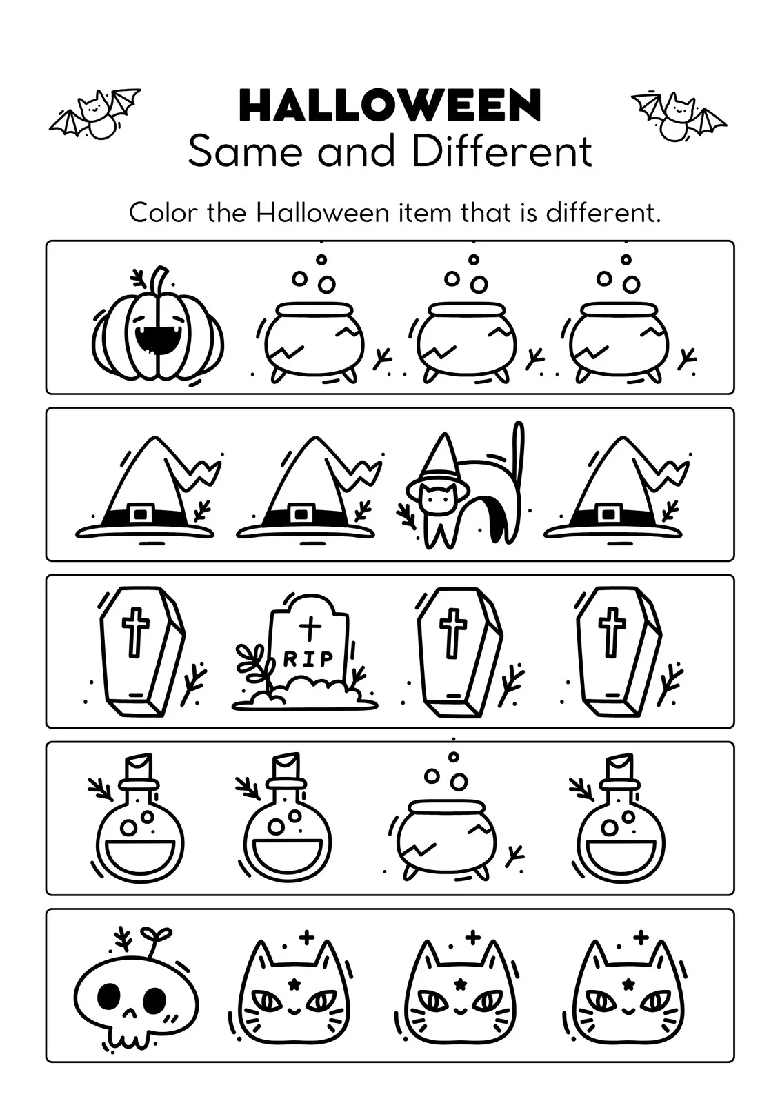 Printable Halloween Crosswords for Adults and Answer Key Printable